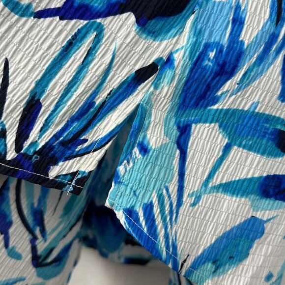 ALIA Button Up Shirt Women's Plus Short Sleeve Floral Print Sz 20W  boho - Picture 3 of 7